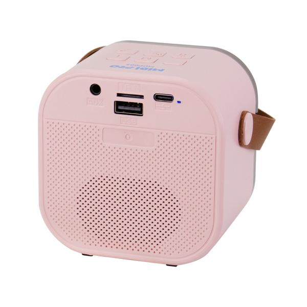 Imagem de Speaker Midi Pro MDP-005 - USB/Aux/SD - Bluetooth - 5W - com 2X Microfones - Rosa