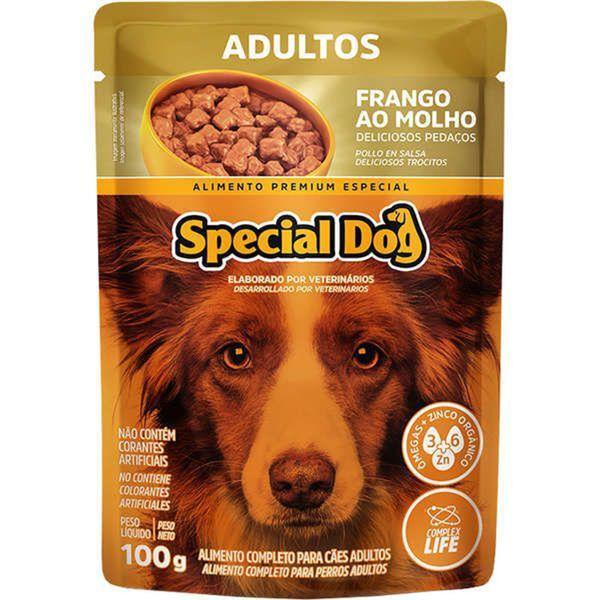 Special Dog Sache Adulto Frango Ao Molho - 100 Gr Imagem de Special Dog Sache Adulto Frango Ao Molho - 100 Gr