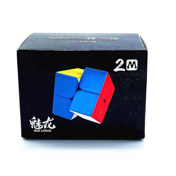 Speed Cube Bokefenuo Moyu Meilong 2x2 M sem adesivo magnético Imagem de Speed Cube Bokefenuo Moyu Meilong 2x2 M sem adesivo magnético