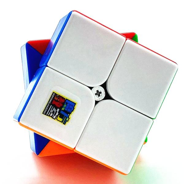 Speed Cube Bokefenuo Moyu Meilong 2x2 M sem adesivo magnético Imagem de Speed Cube Bokefenuo Moyu Meilong 2x2 M sem adesivo magnético