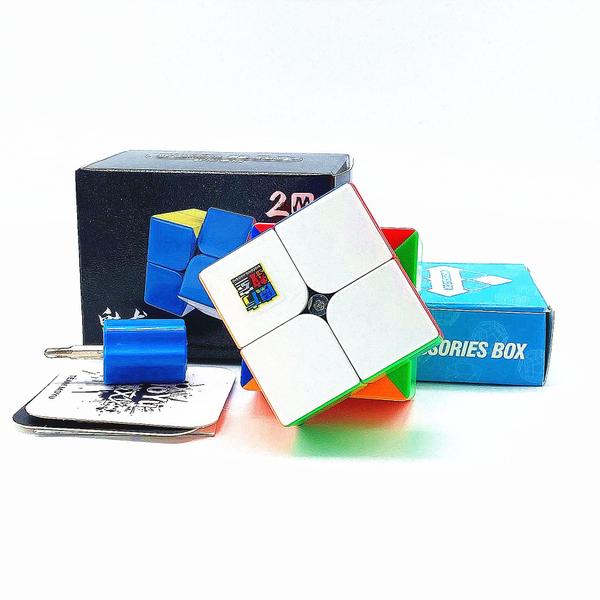 Speed Cube Bokefenuo Moyu Meilong 2x2 M sem adesivo magnético Imagem de Speed Cube Bokefenuo Moyu Meilong 2x2 M sem adesivo magnético
