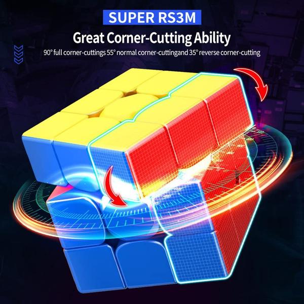 Imagem de Speed Cube BromoCube Moyu Super RS3M 2022 MagLev Ball-Core 3x3