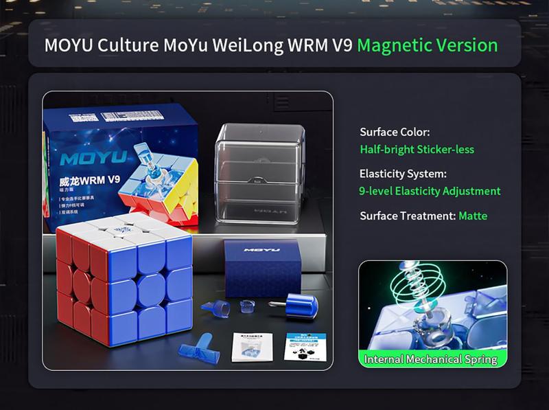 Imagem de Speed Cube com MoYu WeiLong WRM V9 Magnetic 3x3