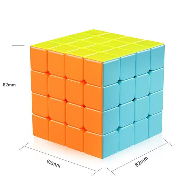 Imagem de Speed Cube D-fantix QYTOYS Qiyuan S 4x4 sem adesivo para crianças