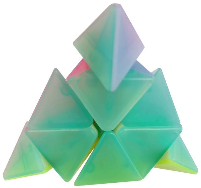 Imagem de Speed Cube Jelly Windmill Pyramid sem adesivo 3x3x3