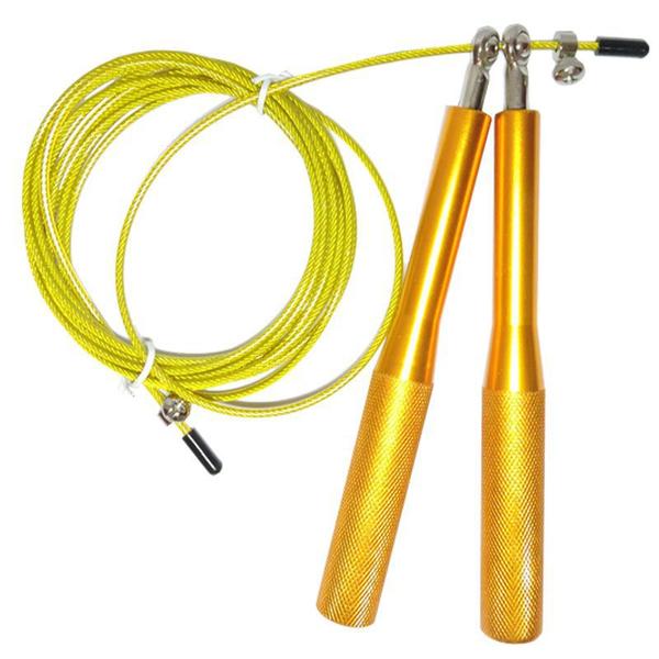 Imagem de Speed rope - corda bounce al-14 aluminio dourada