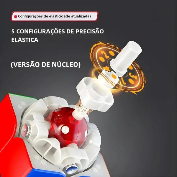 Imagem de Speedcube Magnético 2x2 QiYi M Pro - Quebra-Cabeça para Crianças