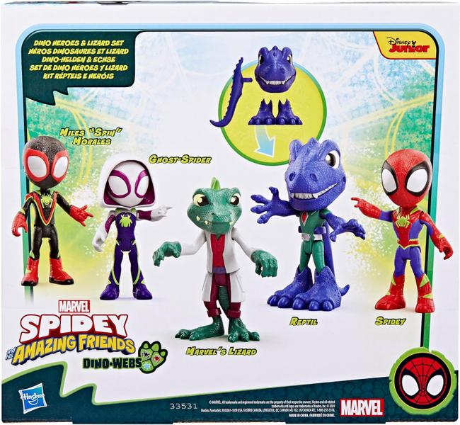 Imagem de Spidey e Seus Amigos Espetaculares Dino-Webs Kit Hasbro F9483