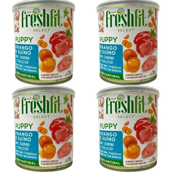 Imagem de Spin Freshfit Select Puppy Frango E Suíno Cães Lata 280g 4UN