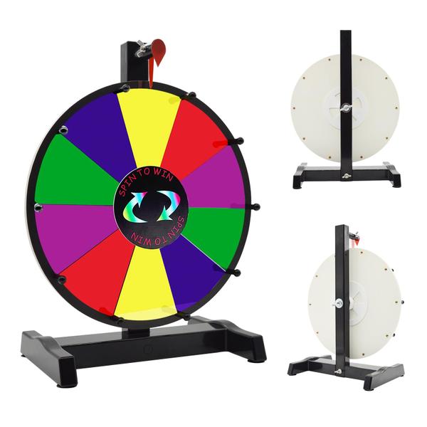 Imagem de Spinning Prize Wheel SCZS de 12 polegadas com 10 slots para carnaval