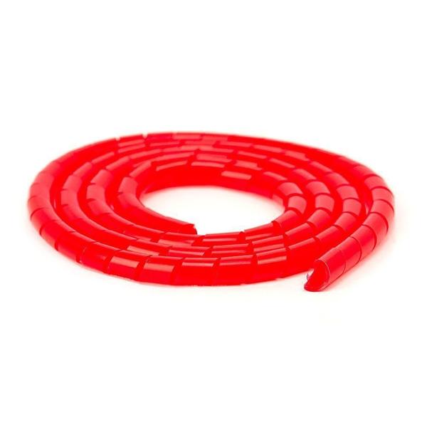 Spiraduto 1/4 Organizador De Cabos - Dutoplast Vermelho 5M Imagem de Spiraduto 1/4 Organizador De Cabos - Dutoplast Vermelho 5M