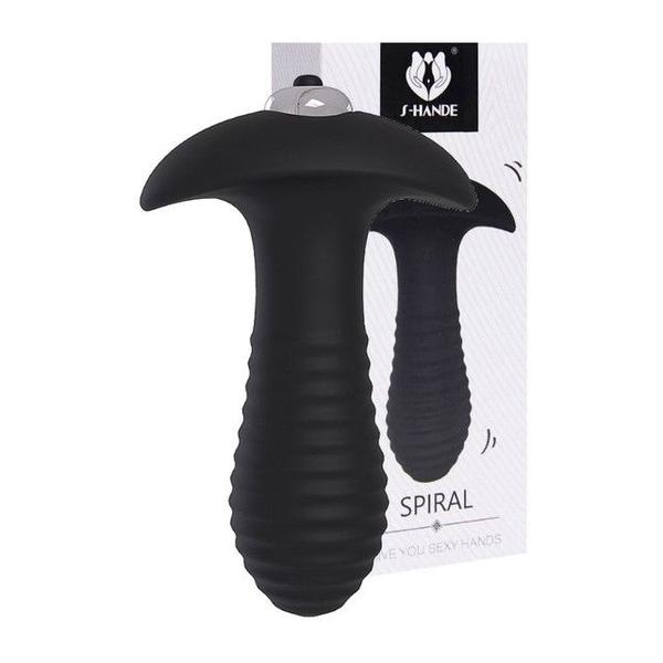 Imagem de Spiral S-Hande Plug Anal com Vibração Bullet 10cm x 3,3cm em Silicone