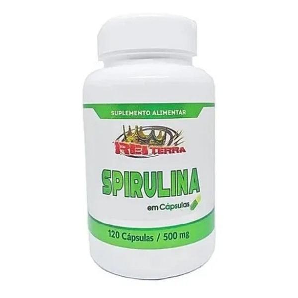 Imagem de Spirulina 120 Cápsulas com vitamina C 500 Mg - Rei Terra