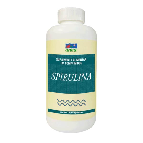 Spirulina Anew 750 + sachê Mega Q10 Imagem de Spirulina Anew 750 + sachê Mega Q10