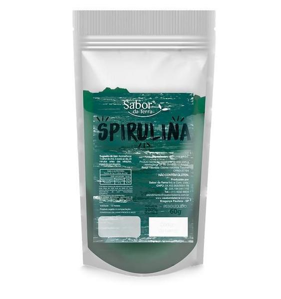 Imagem de Spirulina em Pó Sabor da Terra 60g  Alimento do Futuro