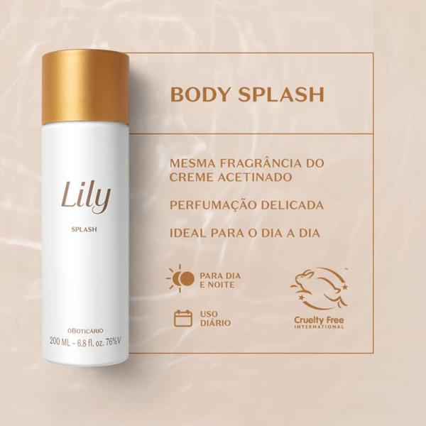 Imagem de Splash Desodorante Colonia 200ml - Lily