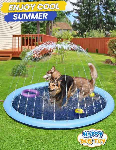 Imagem de Splash Pad PETOCAT 170 cm antiderrapante para cães com aspersor