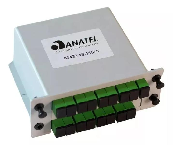 Imagem de Splitter Box 1x16 Apc Sc Anatel kit 5 peças