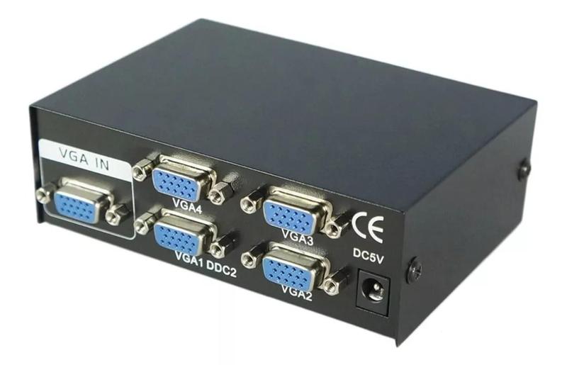 Imagem de Splitter divisor amplificador video vga 4 portas 1920x1440