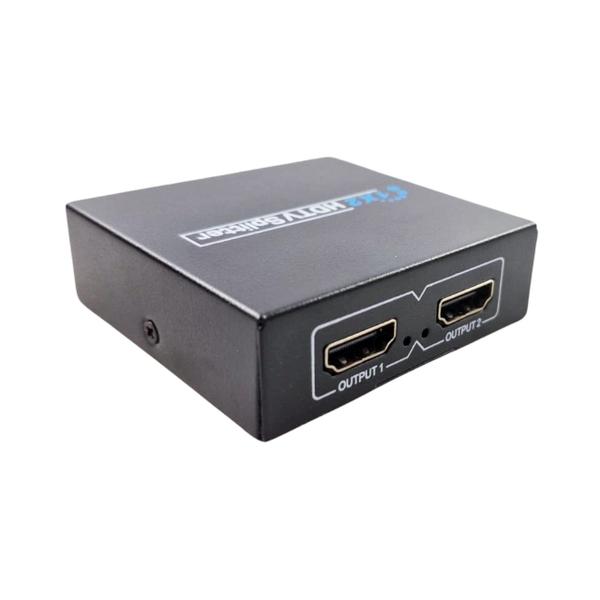 Imagem de Splitter Divisor HDMI 1x2 Full HD 4K Duplicador de Imagem 2 Telas Iguais