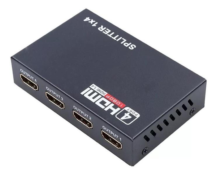 Imagem de Splitter Divisor Sinal Hdmi Full Hd Duplicado 1X4 Video T23