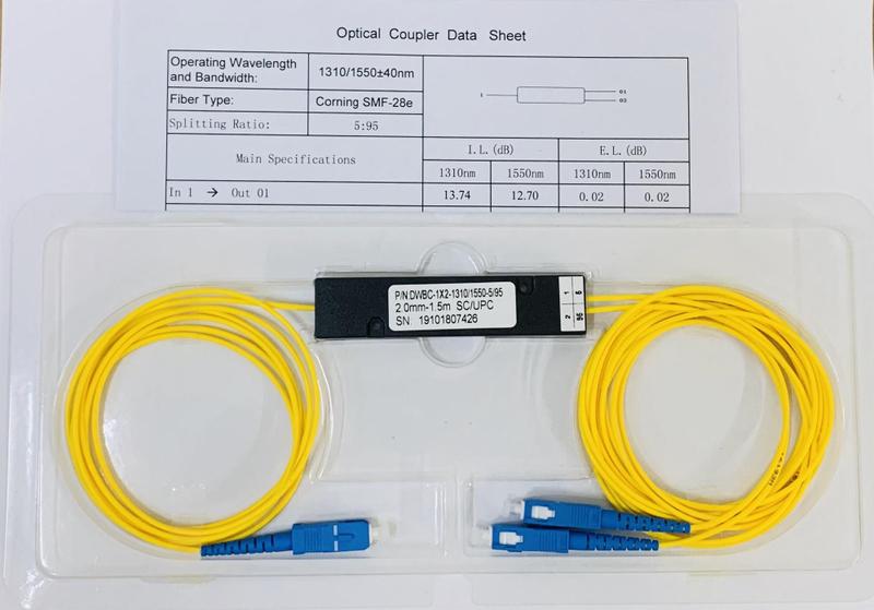 Imagem de Splitter Fbt Desbalanceado 30/70% 1X2 Sc/Upc