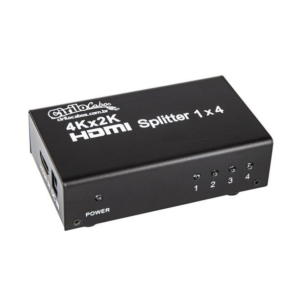 Imagem de Splitter HDMI 1x4, 1 Entrada e 4 Saídas, Full HD 1080p