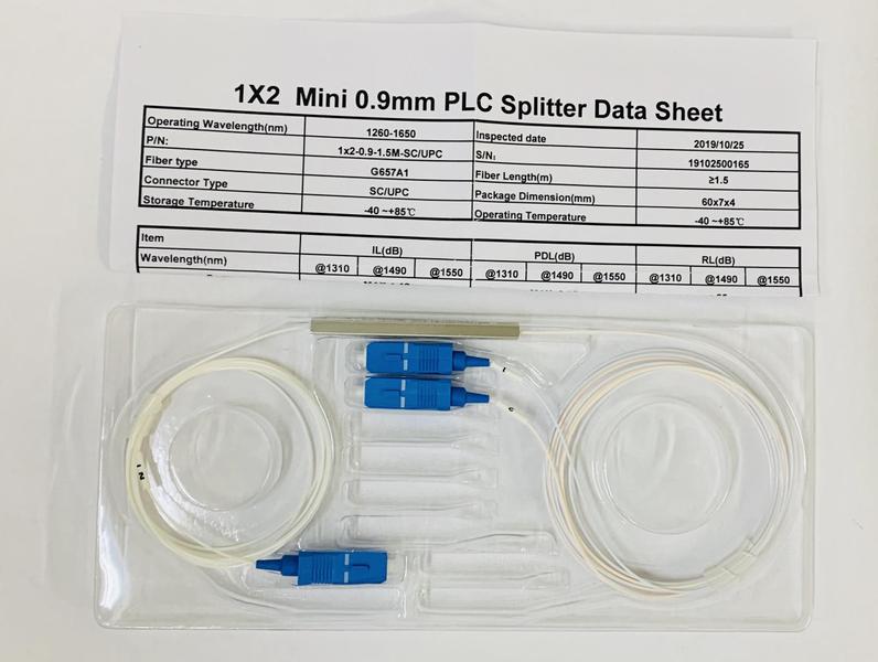 Imagem de Splitter Mini Plc 1X2 Conectorizado Sc/Upc