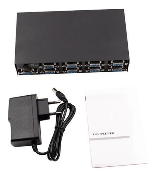 Imagem de Splitter Vga 1X8 Para Monitor Projetor Tv Multi Distribuidor