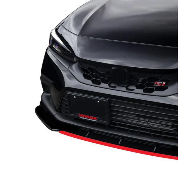 Imagem de Spoiler Dianteiro Honda Civic G11 2023 Black Piano Vermelho