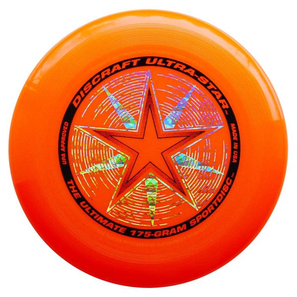 Imagem de Sport Disc Discraft Ultra Star 175 g de laranja brilhante