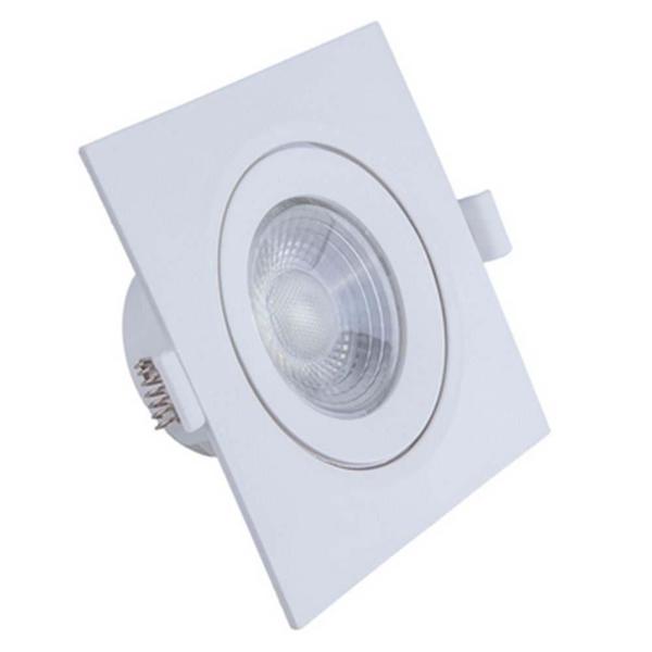 Imagem de Spot Embutir Led Pp 12W Luminária Teto Gesso Drywall Bivolt