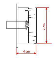 Imagem de Spot Embutir Recuado  redondo Branco Led Cob 7w Bella