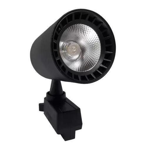 Imagem de Spot Led 10W Preto Para Trilho Eletrificado Branco Frio