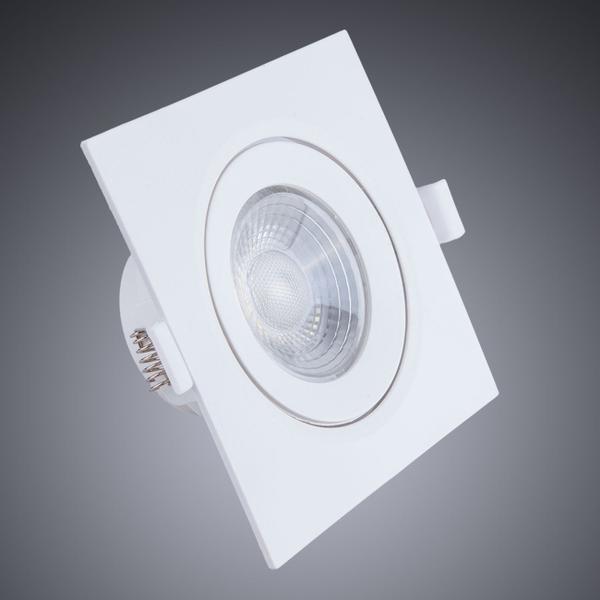 Imagem de Spot Led Embutido Gesso 10W Quadrado Direcionável Luz Quente ou Fria Bivolt Startec