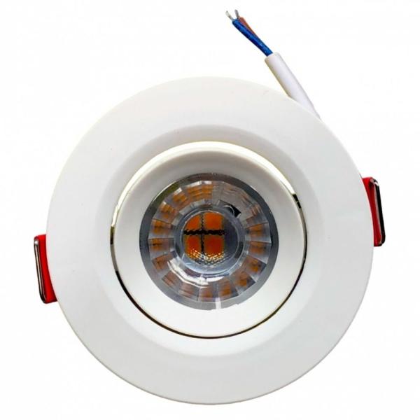 Imagem de Spot led mini 3w bivolt 3000k redondo saime k1112