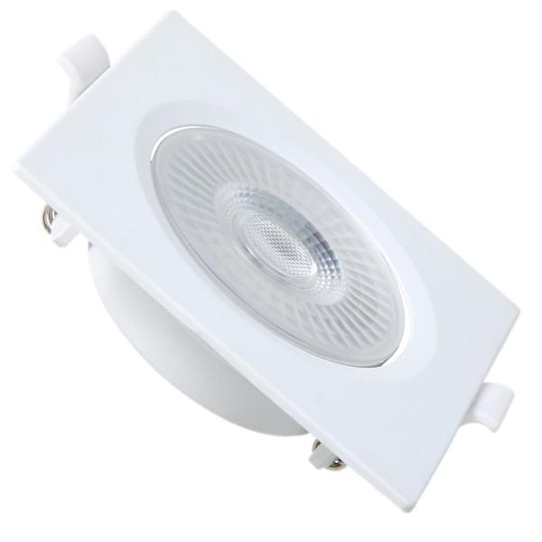 Imagem de Spot Led Quadrado Embutir 3w Branco Neutro 4100k Morno