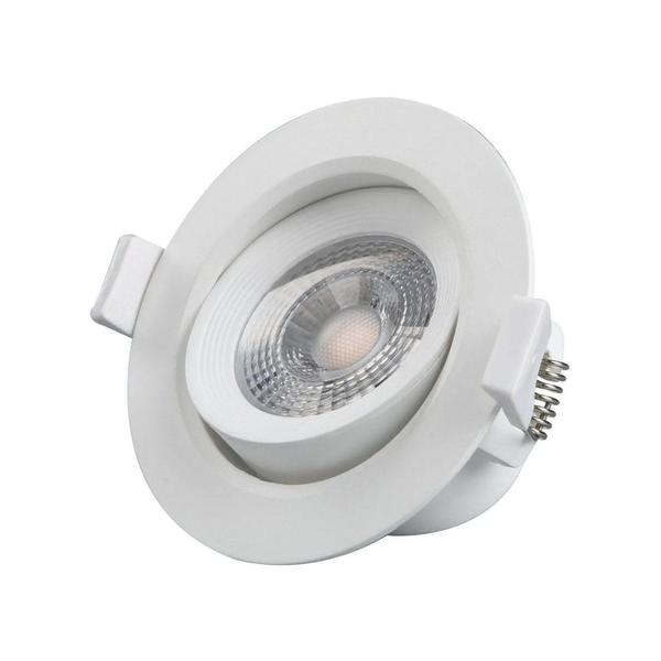 Imagem de SPOT LED REDONDO DIRECIONAVEL EMBUTIR 5W BRANCO FRIO 6500k BIVOLT - GALAXY