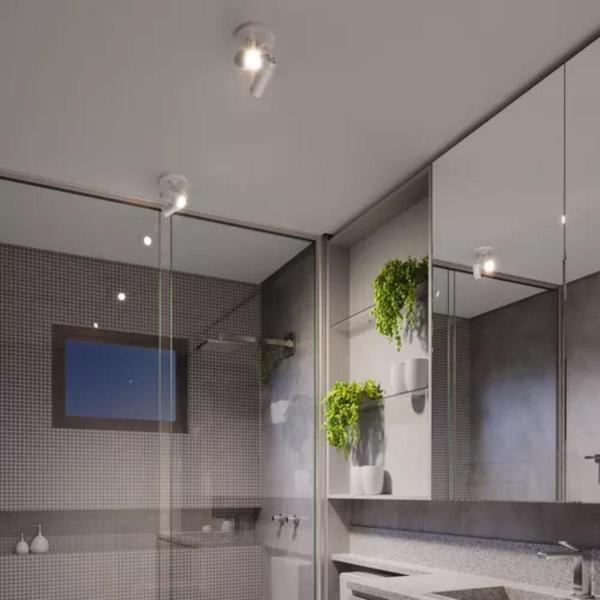 Spot Luminária Sobrepor Direcionavel P/ Teto ou Parede Área Externa Interna Redondo Branco Ou Preto P/ 1 ou 2 Lâmpadas Escolha a Quantidade - AVANT Imagem de Spot Luminária Sobrepor Direcionavel P/ Teto ou Parede Área Externa Interna Redondo Branco Ou Preto P/ 1 ou 2 Lâmpadas Escolha a Quantidade