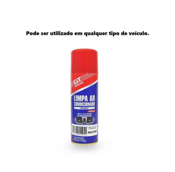 Imagem de Spray 250Ml Limpa Ar Condicionado Higienizador Lavanda