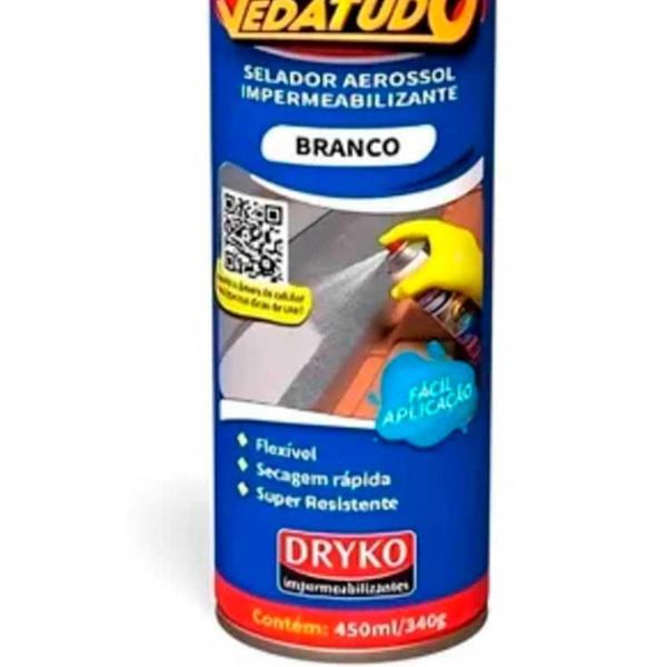 Imagem de Spray 400ml Emborrachado Impermeabilizante DRYKO