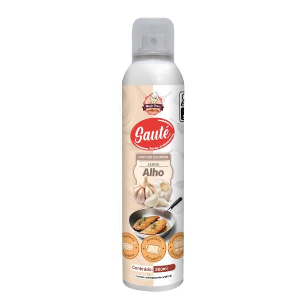 Spray Antiaderente Culinário Sabor Alho 300ml - Sauté - Magie Douce Imagem de Spray Antiaderente Culinário Sabor Alho 300ml - Sauté