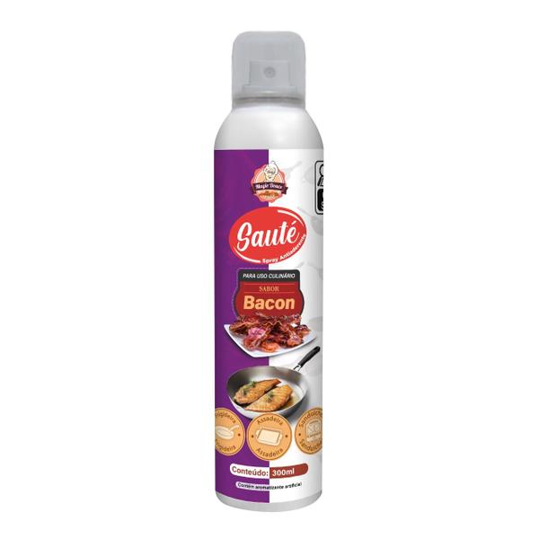 Spray Antiaderente Culinário Sabor Bacon 300ml - Sauté - Magie Douce Imagem de Spray Antiaderente Culinário Sabor Bacon 300ml - Sauté