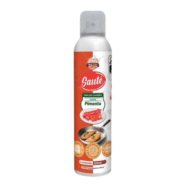 Spray Antiaderente Culinário Sabor Pimenta 200ml NI - Sauté - MAGIE DOUCE Imagem de Spray Antiaderente Culinário Sabor Pimenta 200ml NI - Sauté