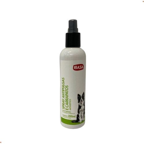 Imagem de Spray antipulgas e carrapatos pet pra cachorro 200ml super cheiroso ibasa