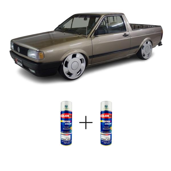 Imagem de SPRAY AUTOMOTIVO Bege Senegal VW + SPRAY VERNIZ 300ML