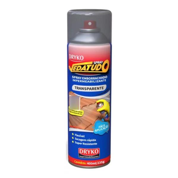 Imagem de Spray Borracha Líquida Impermeabilizante Aerossol 400ml Top