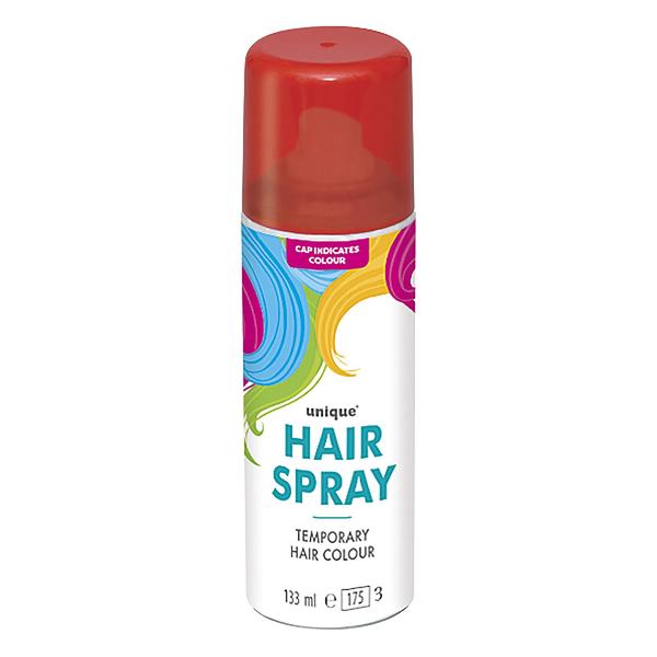 Imagem de Spray de cabelo Unique Red Neon 130 ml (1 unidade) perfeito para eventos