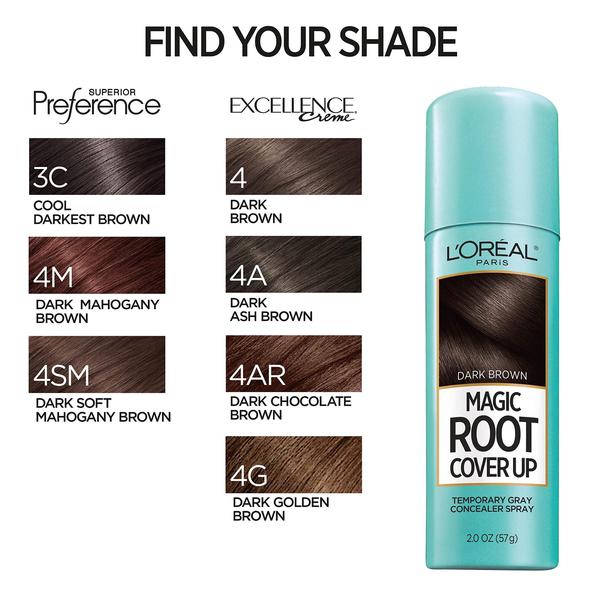 Imagem de Spray de coloração de cabelo L'Oreal Paris Root Cover Up Dark Brown x2