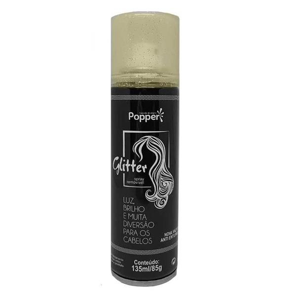 Imagem de Spray de Glitter Dourado Cabelo e Corpo - 135ml